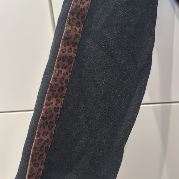 Black Rails sweatshirt with leopard print detail - L - Picture 2 of 3